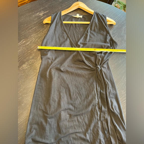 Synergy Black Wrap Dress - Picture 7 of 9